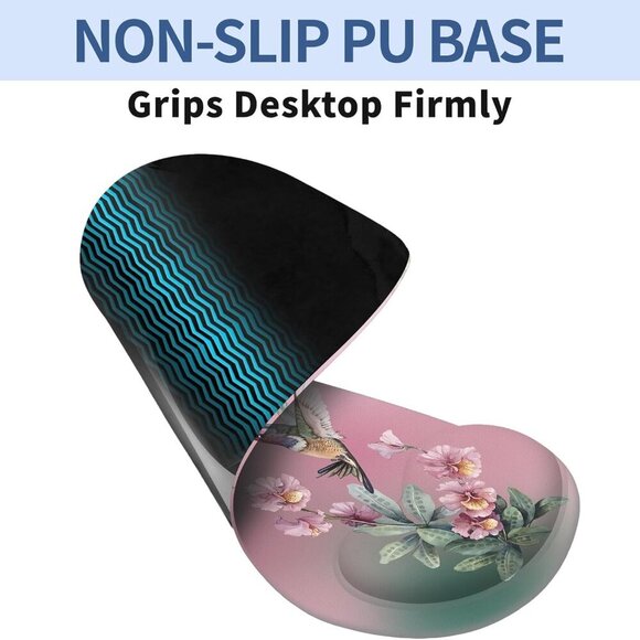 Ergonomic with Wrist Rest Support, Mousepad with Comfortable Gel Wrist and Non-S - Picture 4 of 6